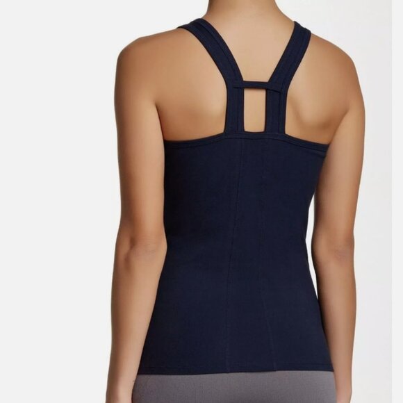 Yummie - Jackie Racer Tank Top YA1-002 | Blue Spectrum Navy | Size Medium - Picture 1 of 8